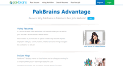 Desktop Screenshot of pakbrains.com